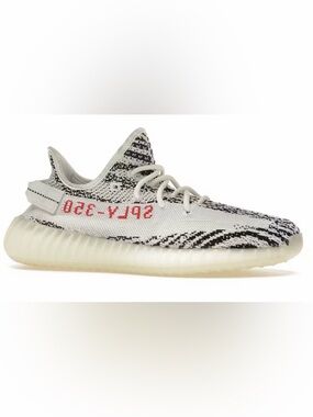 Yeezy Boost 350 V2 White Black with Red SPLY-350